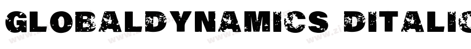 GlobalDynamics3DItalic-w0vz字体转换
