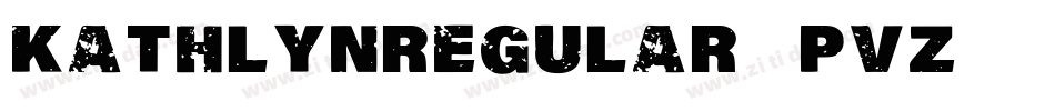 KathlynRegular-8PVz字体转换