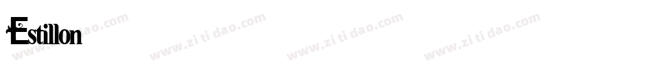 Estillon字体转换