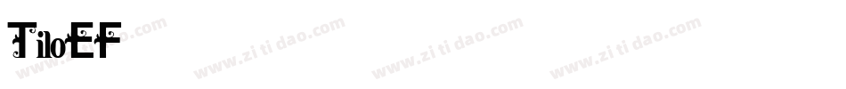TiloEF字体转换