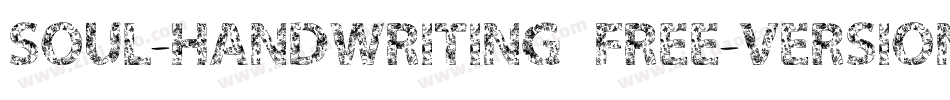 soul-handwriting_free-version字体转换