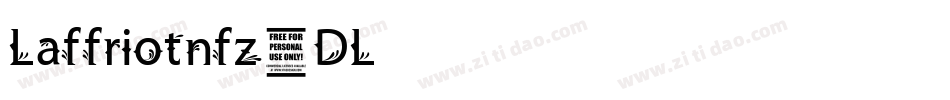 Laffriotnf-z0DL字体转换