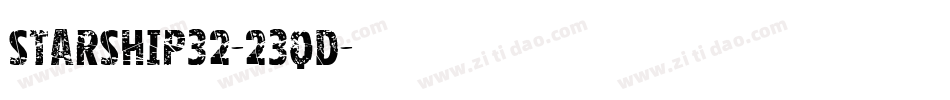 Starship32-23qd字体转换