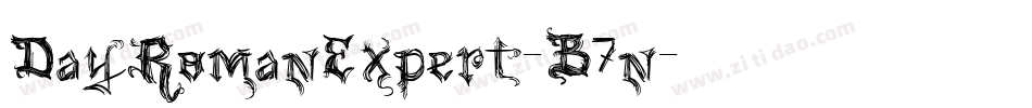 DayRomanExpert-B7n字体转换