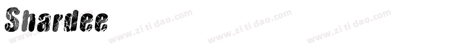 Shardee字体转换