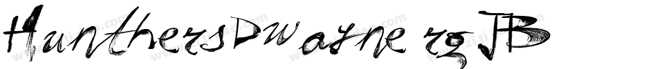 HunthersDwayne-rg8JB字体转换