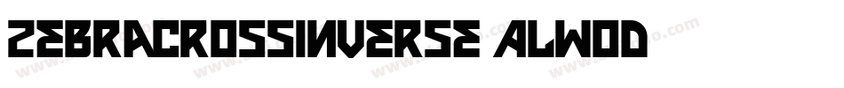 ZebraCrossInverse-ALwOD字体转换