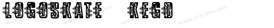 Logoskate20-KEgD字体转换