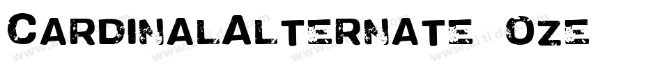 CardinalAlternate-2Oze字体转换
