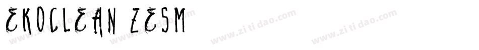 Ekoclean-ZE5m字体转换 Ekoclean-ZE5m字体转换