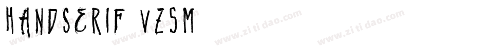 Handserif-vZ5M字体转换