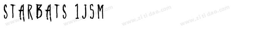 Starbats-1j5M字体转换 Starbats-1j5M字体转换