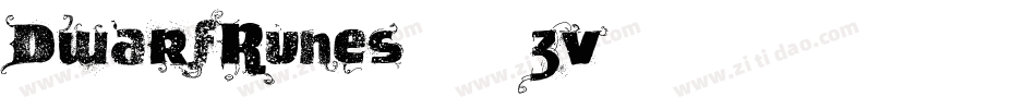 DwarfRunes2-51zv字体转换