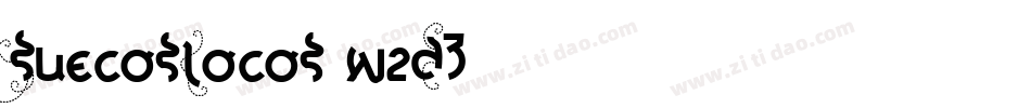 SuecosLocos-w2D3字体转换