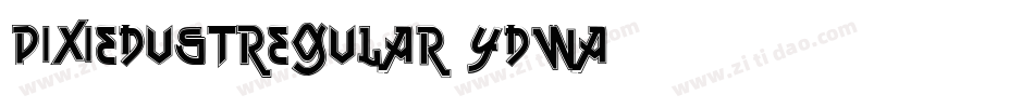 PixieDustRegular-YDwa字体转换