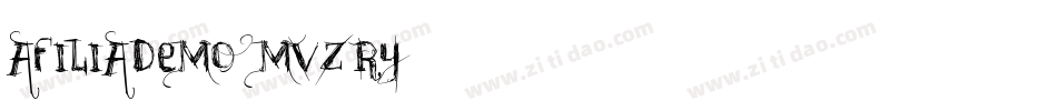 AfiliaDemo-MVZrY字体转换