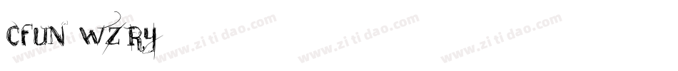 Cfun-WZrY字体转换