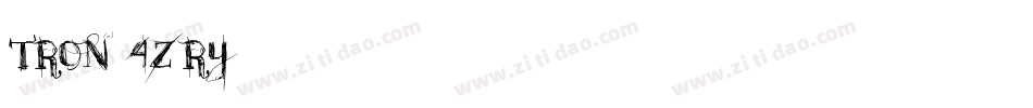 Tron-4ZrY字体转换
