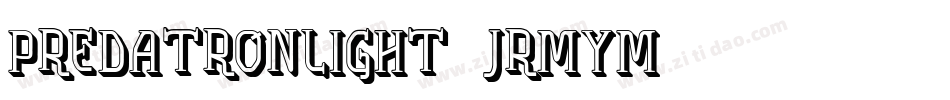 PredatronLight-JRmYM字体转换