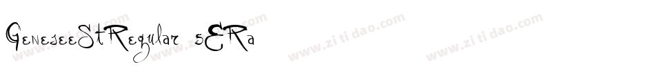 GeneseeStRegular-5ERa字体转换