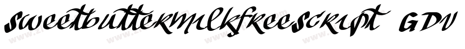 SweetbuttermilkfreeScript-1GDvB字体转换