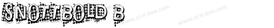 SnottBold-B055字体转换
