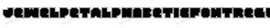 JewelpetAlphabeticFontRegular-35Gy字体转换