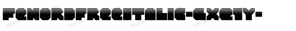 FenordfreeItalic-gxE1Y字体转换