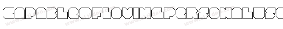 CapableOfLovingPersonalUse-z4w4字体转换