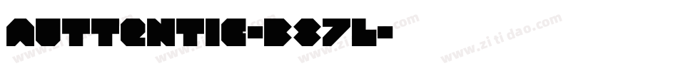 Auttentic-B87l字体转换