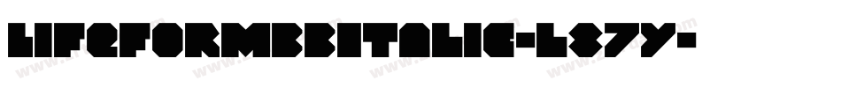 LifeformbbItalic-l87y字体转换