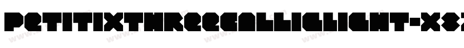 PetitixthreecalligLight-x87O字体转换