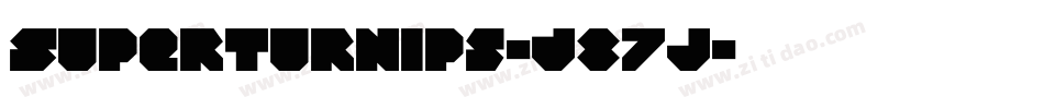 SuperTurnips-J87j字体转换