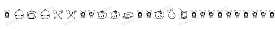 Kawaii_Food_Font_II手机版字体转换
