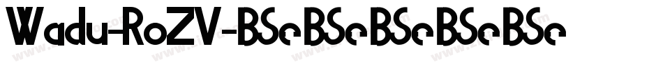 Wadu-RoZV字体转换