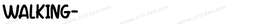 Walking字体转换