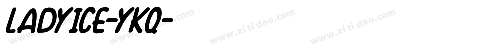 LadyIce-YKq字体转换