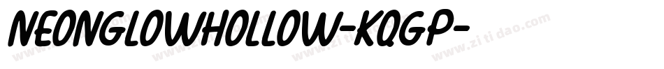 NeonGlowHollow-KqGp字体转换