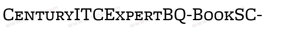 CenturyITCExpertBQ-BookSC字体转换