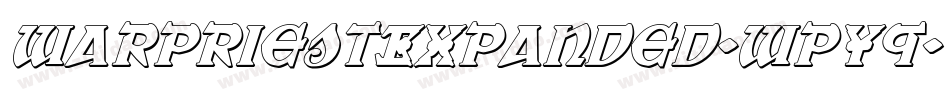 WarPriestExpanded-wpY9字体转换