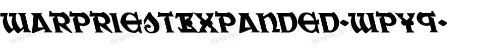 WarPriestExpanded-wpY9字体转换