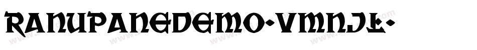 RanuPaneDemo-vmnjL字体转换