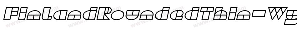 FinlandRoundedThin-WyWGz字体转换