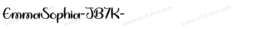 EmmaSophia-JB7K字体转换
