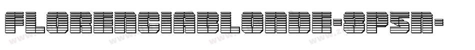 FlorenciaBlonde-8P5n字体转换