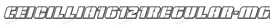 Ceicillia16121Regular-mg2P字体转换