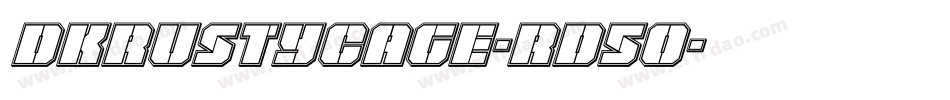 Dkrustycage-rd5O字体转换
