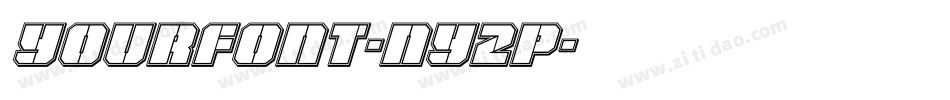 YourFont-nY2P字体转换