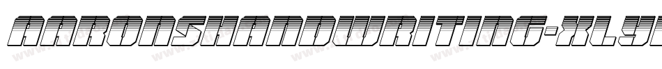 AaronsHandwriting-XLYd字体转换