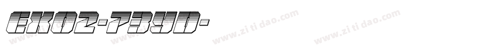 Exo2-73YD字体转换